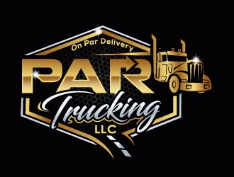 PAR Trucking, LLC logo design by Suvendu