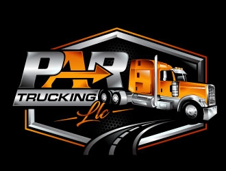 PAR Trucking, LLC logo design by Suvendu