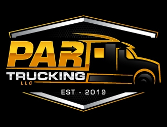 PAR Trucking, LLC logo design by Suvendu