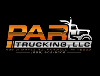 PAR Trucking, LLC logo design by DreamLogoDesign