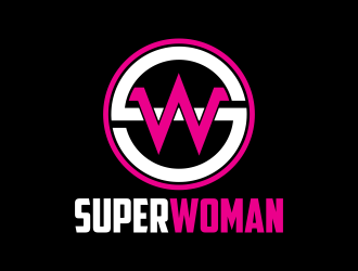Superwoman logo design by Kruger