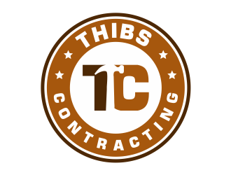 Thibs Contracting logo design by Girly