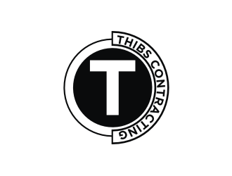 Thibs Contracting logo design by logitec