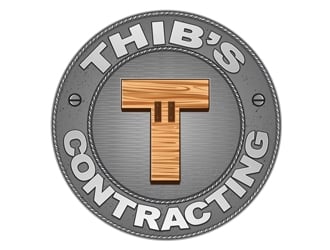 Thibs Contracting logo design by DreamLogoDesign