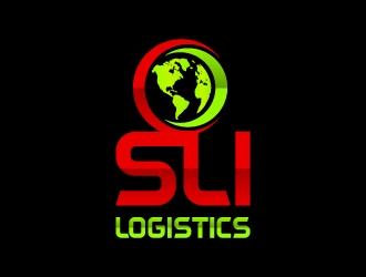SLI Logistics logo design by aryamaity