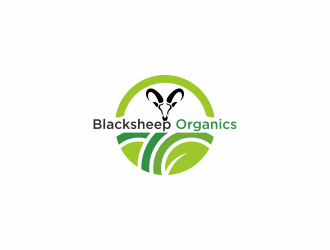 Blacksheep Organics logo design by luckyprasetyo