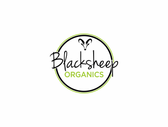 Blacksheep Organics logo design by luckyprasetyo