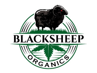 Blacksheep Organics logo design by invento