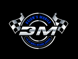 Deion’s mobile mechanic service  or the re-up mobile mechanic services  logo design by SOLARFLARE