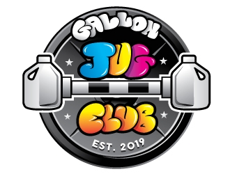 Gallon Jug Club logo design by REDCROW