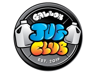 Gallon Jug Club logo design by REDCROW