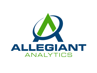 Allegiant Analytics logo design by kunejo