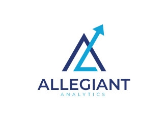 Allegiant Analytics logo design by sanworks