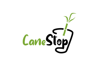 Cane Stop logo design by kopipanas