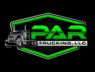 PAR Trucking, LLC logo design by daywalker