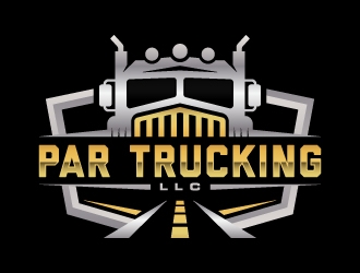 PAR Trucking, LLC logo design by akilis13