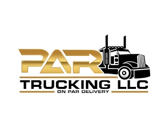 PAR Trucking, LLC logo design by Benok