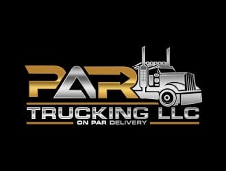 PAR Trucking, LLC logo design by Benok