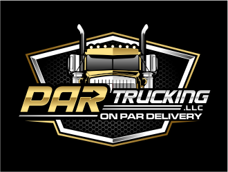 PAR Trucking, LLC logo design by onamel