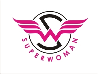 Superwoman logo design by GURUARTS
