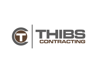 Thibs Contracting logo design by oke2angconcept