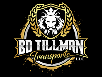 BD TILLMAN TRANSPORTS, LLC. logo design by haze