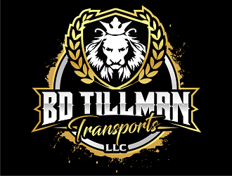 BD TILLMAN TRANSPORTS, LLC. logo design by haze