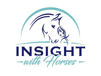Insight with horses logo design by akilis13