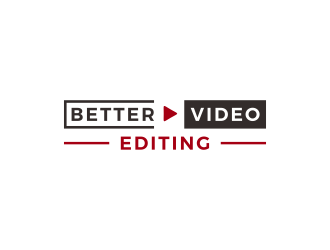 Better Video Editing logo design by checx