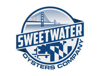 sweetwater oysters company  logo design by Kruger