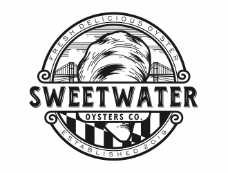 sweetwater oysters company  logo design by Eko_Kurniawan