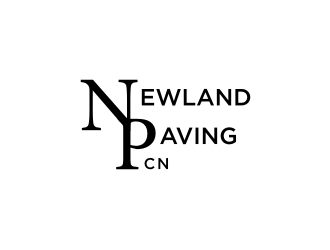 Newland Paving Company  logo design by Adundas
