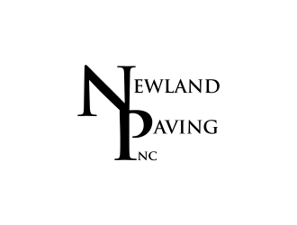 Newland Paving Company  logo design by oke2angconcept