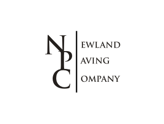 Newland Paving Company  logo design by tejo
