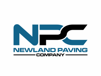 Newland Paving Company  logo design by eagerly