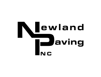 Newland Paving Company  logo design by dibyo