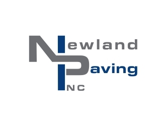 Newland Paving Company  logo design by dibyo