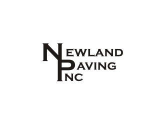 Newland Paving Company  logo design by R-art