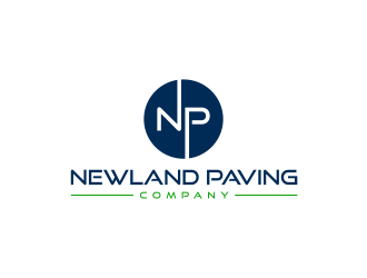 Newland Paving Company  logo design by ammad