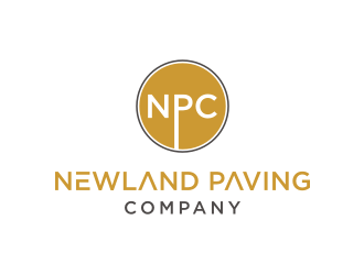 Newland Paving Company  logo design by asyqh