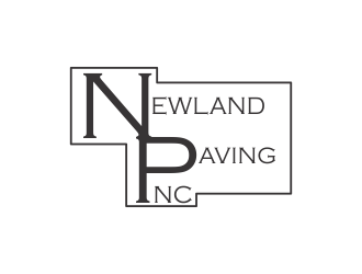 Newland Paving Company  logo design by kanal