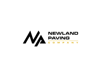 Newland Paving Company  logo design by ammad
