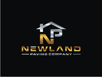 Newland Paving Company  logo design by bricton