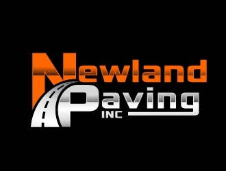 Newland Paving Company  logo design by NikoLai