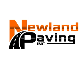 Newland Paving Company  logo design by NikoLai