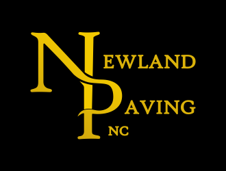 Newland Paving Company  logo design by Mahrein