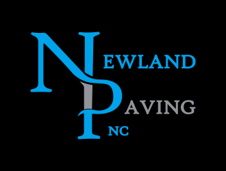 Newland Paving Company  logo design by Mahrein