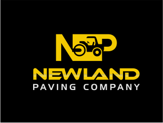 Newland Paving Company  logo design by up2date
