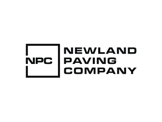 Newland Paving Company  logo design by logitec