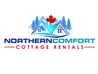 Northern Comfort Cottage Rentals logo design by 3Dlogos